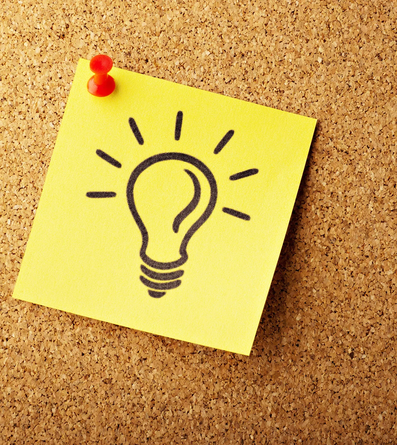 Post-it d'annonce jaune